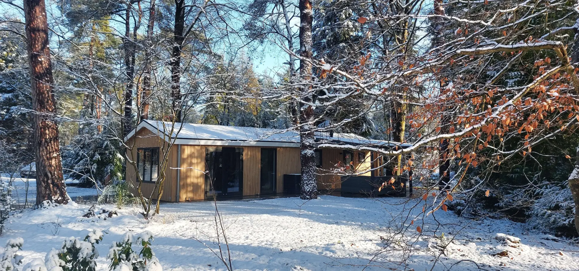 Sneeuw chalet 1